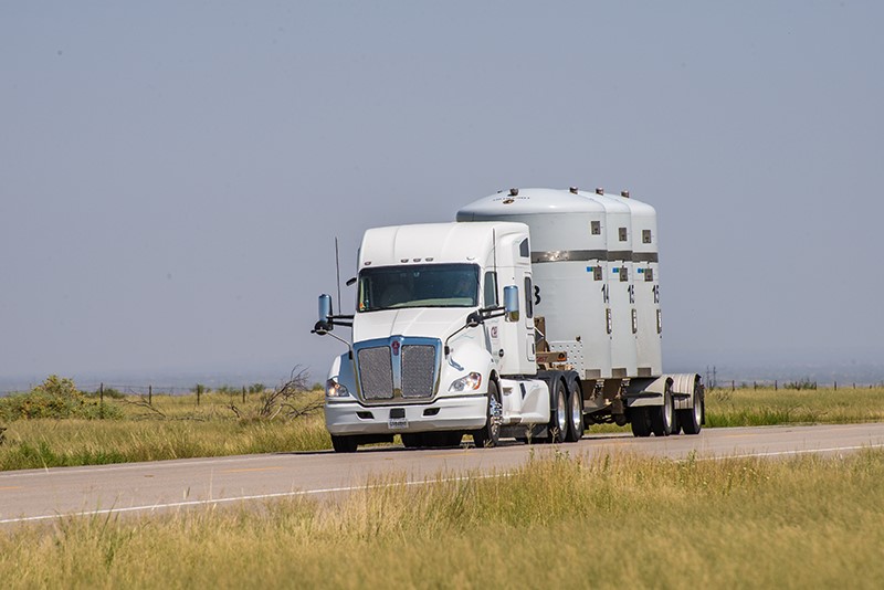 Three casks containing TRU waste en route to U.S. Department of Energy’s Waste Isolation Pilot Plant